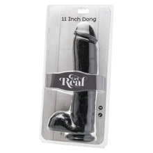 Load image into Gallery viewer, ToyJoy Get Real 11 Inch Dong With Balls Black
