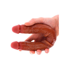 Load image into Gallery viewer, ToyJoy Silicone Foreskin Double Dong 13.7 Inches
