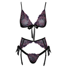 Load image into Gallery viewer, Kissable Embroidered Floral Bra Set
