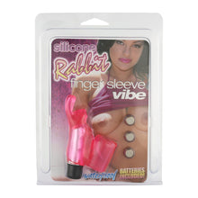 Load image into Gallery viewer, Silicone Rabbit Finger Sleeve Vibe
