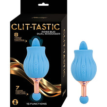Load image into Gallery viewer, ClitTastic Rose Bud Dual Massager Rechargeable
