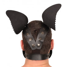 Load image into Gallery viewer, Red Leather Puppy Dog Mask
