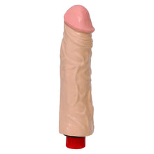 Load image into Gallery viewer, The Naturals Heavy Veined 8 Inch Vibrating Dong Thick
