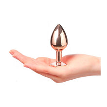 Load image into Gallery viewer, Dorcel Diamond Butt Plug Rose Gold Medium
