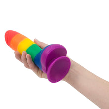 Load image into Gallery viewer, Addiction Justin 8 Inch Rainbow Dildo

