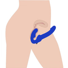 Load image into Gallery viewer, Revolver II Vibrating Strapless Strap On Dildo
