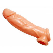 Load image into Gallery viewer, Realistic Flesh Penis Enhancer and Ball Stretcher 8 Inches
