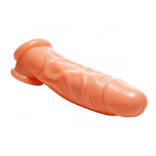 Load image into Gallery viewer, Realistic Flesh Penis Enhancer and Ball Stretcher 8 Inches
