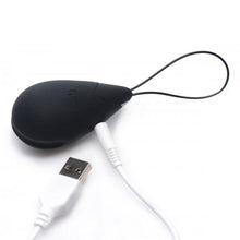 Load image into Gallery viewer, 10X Silicone Vibrating Egg Black
