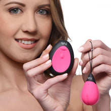 Load image into Gallery viewer, 10X Silicone Vibrating Egg Pink

