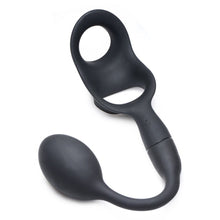 Load image into Gallery viewer, Alpha Pro 10X P Bomb Cock and Ball Ring With Anal Plug
