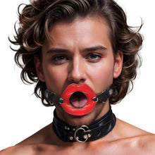Load image into Gallery viewer, Juicy Lips Silicone Open Mouth Gag
