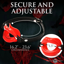 Load image into Gallery viewer, Juicy Lips Silicone Open Mouth Gag
