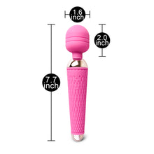 Load image into Gallery viewer, 10 Speed Rechargeable Magic Wand Pink
