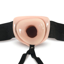 Load image into Gallery viewer, Dr. Skin Hollow Strap On 6 Inch Vanilla
