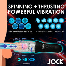 Load image into Gallery viewer, Jock Spinning Thursting and Vibrating Masturbator
