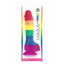 Load image into Gallery viewer, Colours Pride Edition! 6 Inch Realistic Silicone Dildo With Balls
