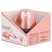 Load image into Gallery viewer, Twitch Rose Gold Hands Free Suction And Vibration Toy
