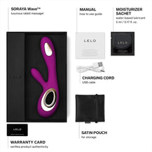 Load image into Gallery viewer, Lelo Soraya Wave Rose Dual Waterproof Rechargeable Vibrator
