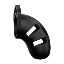 Load image into Gallery viewer, Man Cage 20 Male 3.5 Inch Black Silicone Chastity Cage
