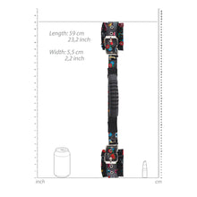 Load image into Gallery viewer, Ouch Old School Tattoo Printed Hand Cuffs With Handle
