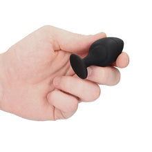 Load image into Gallery viewer, Ouch Silicone Swirled Butt Plug Set Black
