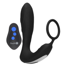 Load image into Gallery viewer, Ouch E Stimulation And Vibration Butt Plug And Cock Ring
