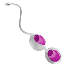 Load image into Gallery viewer, Ovo L1 Silicone Love Balls Waterproof White And Light Violet
