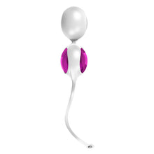 Load image into Gallery viewer, Ovo L1 Silicone Love Balls Waterproof White And Light Violet
