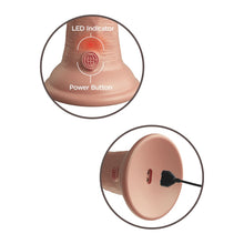 Load image into Gallery viewer, King Cock Elite 6 Inch Dual Density Vibrating Cock Flesh Pink

