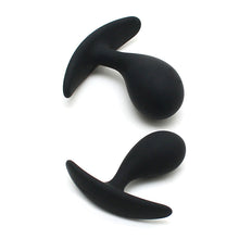 Load image into Gallery viewer, Copenhagen Black Duo Anal Plug Set
