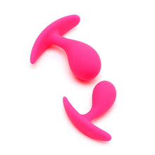Load image into Gallery viewer, Copenhagen Pink Duo Anal Plug Set
