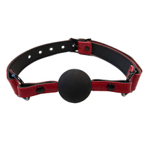 Load image into Gallery viewer, Rouge Garments Leather Croc Print Ball Gag
