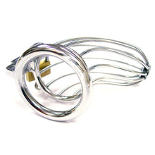 Load image into Gallery viewer, Rouge Stainless Steel Chasity Cock Cage With Padlock

