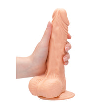 Load image into Gallery viewer, RealRock 8 Inch Dong With Testicles Flesh Pink
