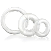 Load image into Gallery viewer, Screaming O RingO x3 Clear Cock Rings
