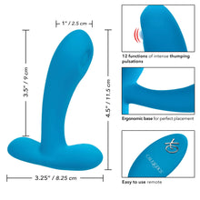 Load image into Gallery viewer, Remote Controlled Pulsing Pleaser Vibrator
