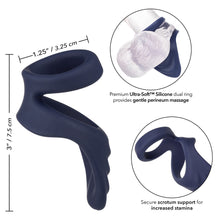 Load image into Gallery viewer, Viceroy Perineum Dual Silicone Cock Ring
