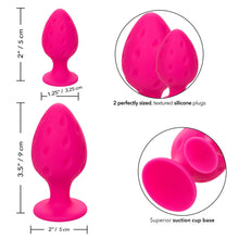Load image into Gallery viewer, Cheeky Butt Plug Duo Pink
