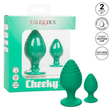 Load image into Gallery viewer, Cheeky Butt Plug Duo Green
