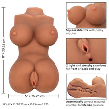 Load image into Gallery viewer, Stroke It Body Banger Flesh Brown
