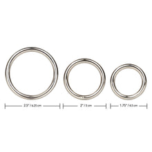 Load image into Gallery viewer, 3 Piece Silver Ring Set
