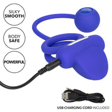 Load image into Gallery viewer, Rechargeable Dual Rockin Rim Enhancer Cock Ring
