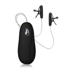 Load image into Gallery viewer, Heated Vibrating Nipple Teasers Black
