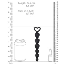 Load image into Gallery viewer, Black Silicone Anal Beads
