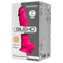 Load image into Gallery viewer, Silexd - Premium Silicone 7 Inch Dildo - Pink
