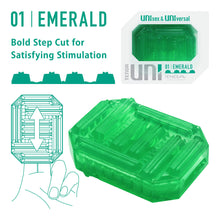 Load image into Gallery viewer, Tenga UNI Emerald Sleeve Masturbator
