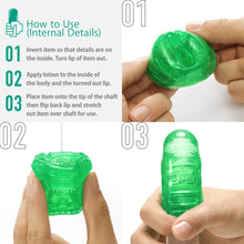 Load image into Gallery viewer, Tenga UNI Emerald Sleeve Masturbator
