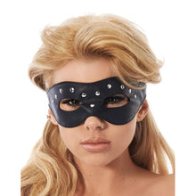 Load image into Gallery viewer, Leather Open Eye Mask With Rivets
