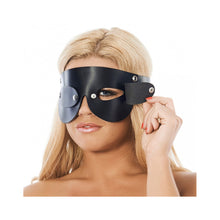 Load image into Gallery viewer, Leather Blindfold With Detachable Blinkers
